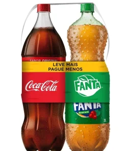 Kit Refrigerante Coca-Cola Original 2L + Fanta Guaraná 2L